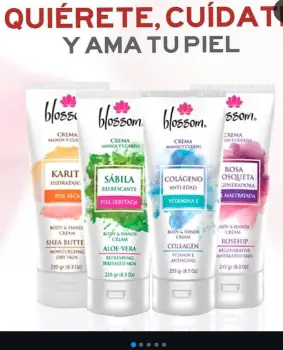Cremas para la piel blossom