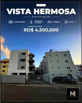 Vendo apartamento en vista hermosa santo domingo este
