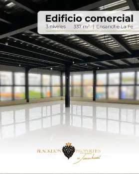 Se alquila edif. comercial/ ensache la fe
