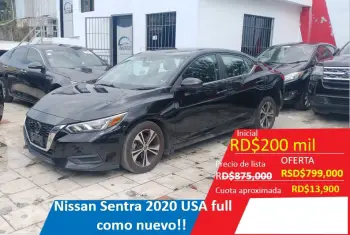 Nissan sentra sv 2020