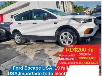 Ford escape 2019 americano recien importado!!