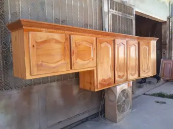 Gabinetes para cocina en madera de caoba