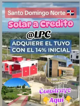 Oferta de solares con titulo  sector ferregus santo domingo norte @lpc