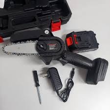 Motosierra eléctrica recargable - comodidad y potencia en tus manos