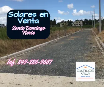 Solares en venta en santo domingo norte