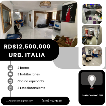 Vendo hermosa casa en urbanización italia