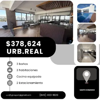 Apartamento nuevo en urbanización real