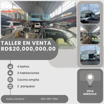 Espacioso taller en villas agrícolas distrito nacional