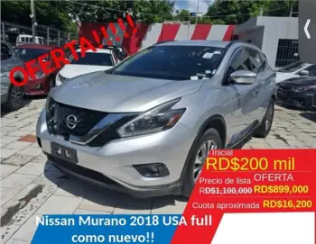 Nissan murano 2018 americano recien importado