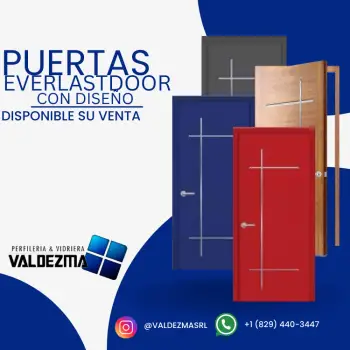 Puertas everlastdoors con diseÑo disponibles polimetal
