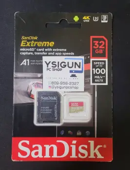 Sandisk sd 32gb hasta 4k para drones y videos de alta calidad
