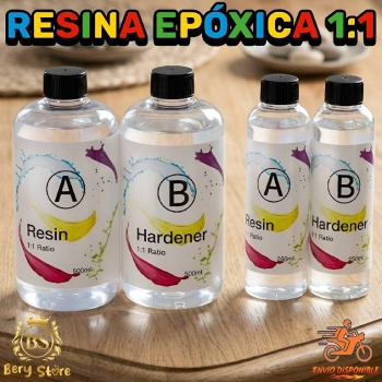 Resina epoxica 1 a 1  resina epoxy  resina para manualidades  renina p