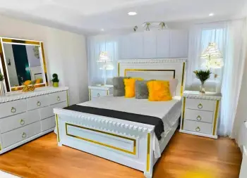 Juego de habitaciÓn con sus colchones doble pillow top de 60 pulgadas