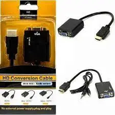 Adaptador vga a hdmi hd