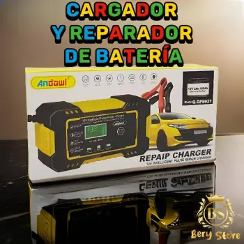 Cargador y reparador de baterias para autos / cargador de baterias / r