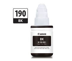 Botella de tinta canon 190 negra 127ml