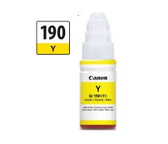 Botella de tinta canon 190 amarillo