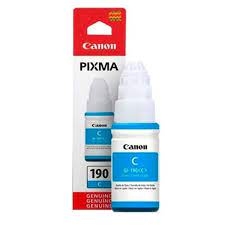 Botella de tinta canon 190 azul 65ml