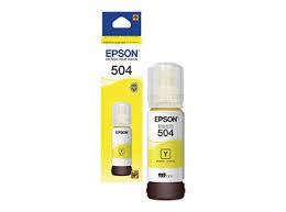 Botella de tinta epson 504 amarillo 70ml