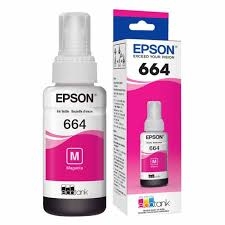 Botella de tinta epson 664 magenta 70ml