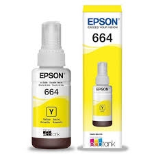 Pote de tinta epson 664 amarilla