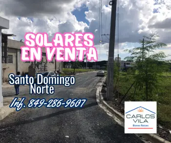 Solares en venta en santo domingo norte