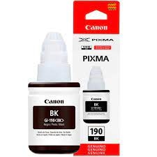 Botella de tinta canon 190 negra 135ml