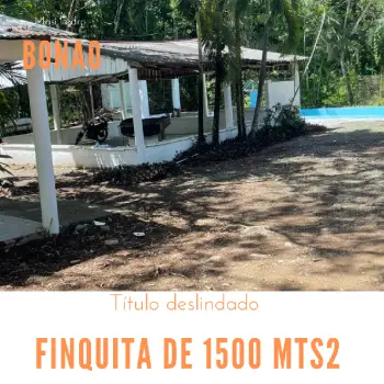 Finquita de 1500 mts2 con casa campestre y piscina en masi pedro de bo