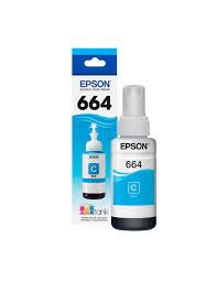 Botella de tinta epson 664 color azul 70ml