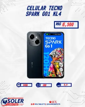 Celular tecno spark go1 kl4