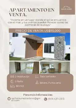 Villa en venta en punta cana.