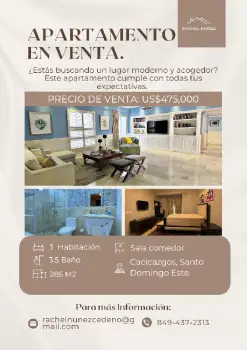 Apartamento de 3 habitaciones en venta en los frailes ii las américas.
