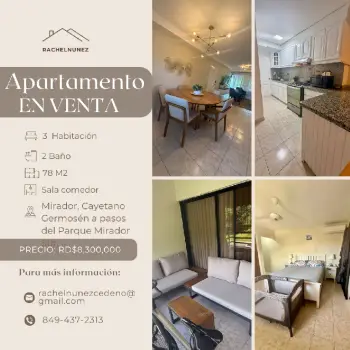 Apartamento en venta en la av. independencia.
