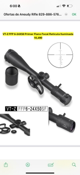 Rifle mira telescopica  6-24x50 ffp