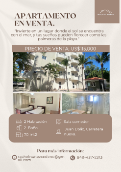 Apartamento en venta en juan dolio.