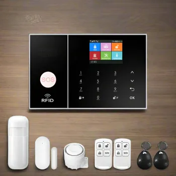 Kit básico de alarma de seguridad inalámbrica wifi  gsm