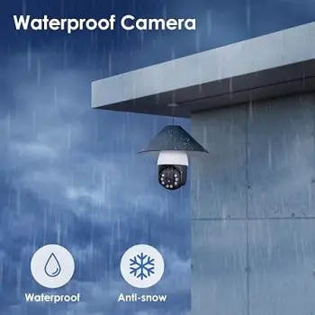 Cámara de seguridad wifi hd 4mp tipo bombilla