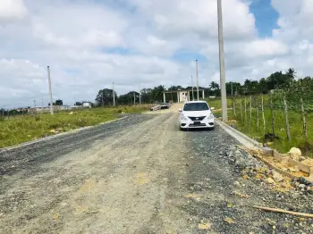 Vendo terreno con financiamiento disponible en santo domingo