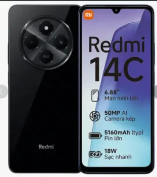 Smartphone xiaomi redmi 14c 8gb ram  128gb memoria interna