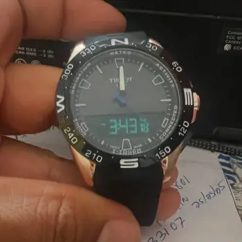 Reloj tissot touch connect solar 47mm análogo digital fechero luz led