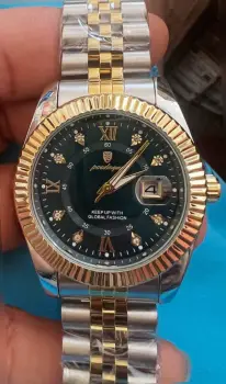 Reloj poedagar resistente al agua 30 metros cristal mineral fechero