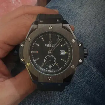 Hublot big bang cuarzo pulsera silicona ajustable.