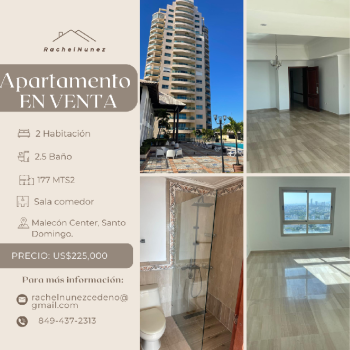 Apartamento en venta en santo domingo.