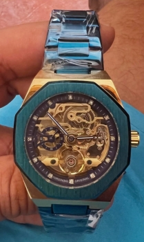 Reloj forsining automatico corazon abierto ac/inox