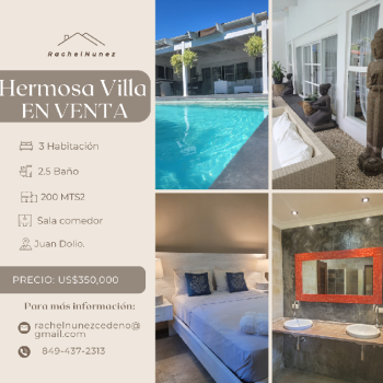 Villa en venta en juan dolio.