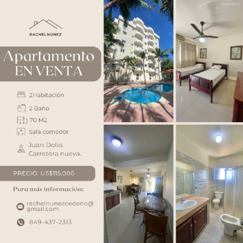 Apartamento en venta en juan dolio.