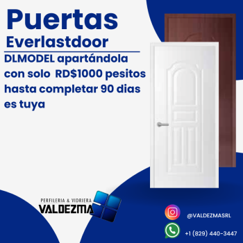 Puertas everlastdoors disponibles separala con 1000 pesitos