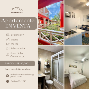 Apartamento en venta en juan dolio.