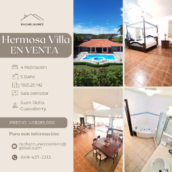 Villa en venta en juan dolio.