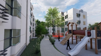 Proyecto de apartamentos 2 y 3 habitaciones en la av charles de gaulle